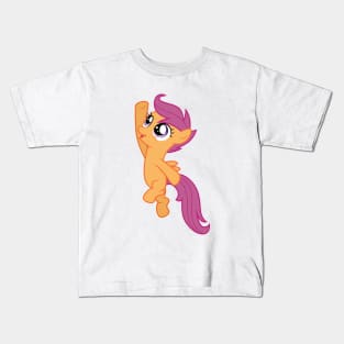 Jumping Scootaloo Kids T-Shirt